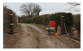 Entrance Gates installation process