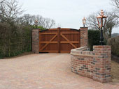 Entrance Gate and Driveway